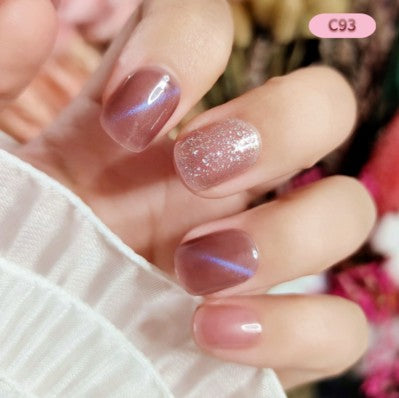 Opal-Look Press-on Nägel, lang (24 Stk.) – Bild 6 | LuxeStyle