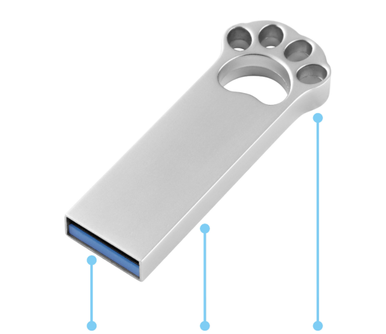 Wasserdichter USB 2.0 Stick aus Metall
