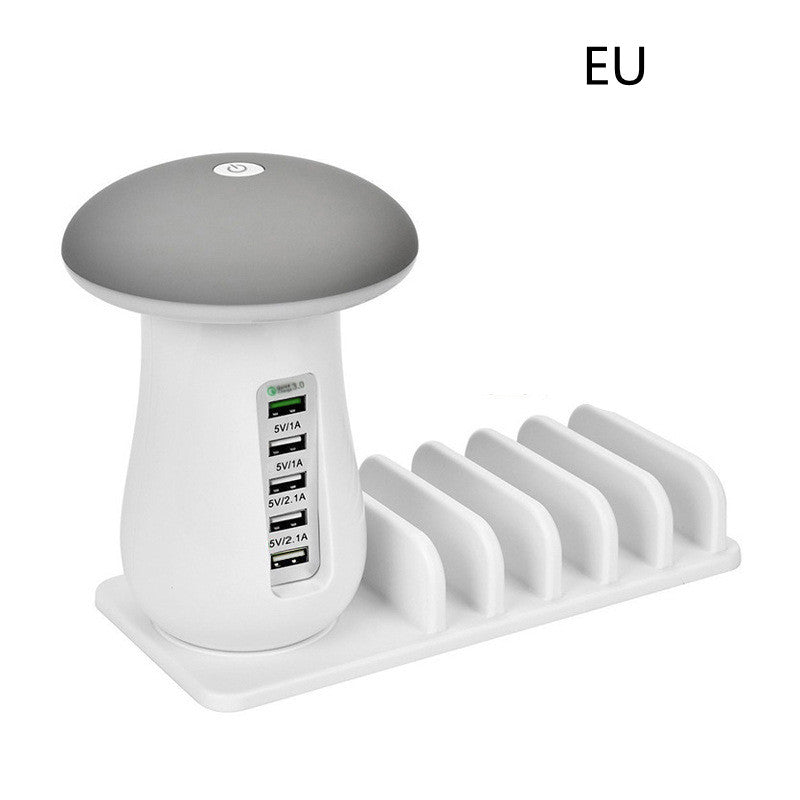 Multifunktionale Pilzlampe mit USB-Ladegerät