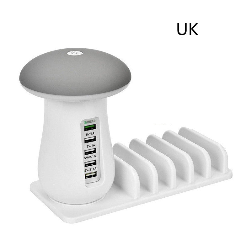 Multifunktionale Pilzlampe mit USB-Ladegerät