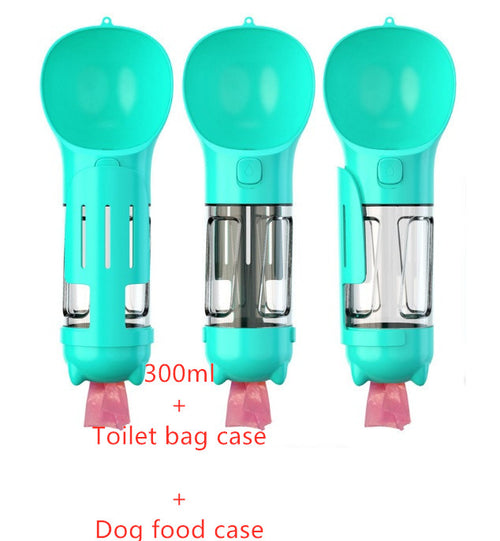3-in-1 Hunde Trinkflasche mit Futterbox & Müllbeutel – Bild 2 | LuxeStyle