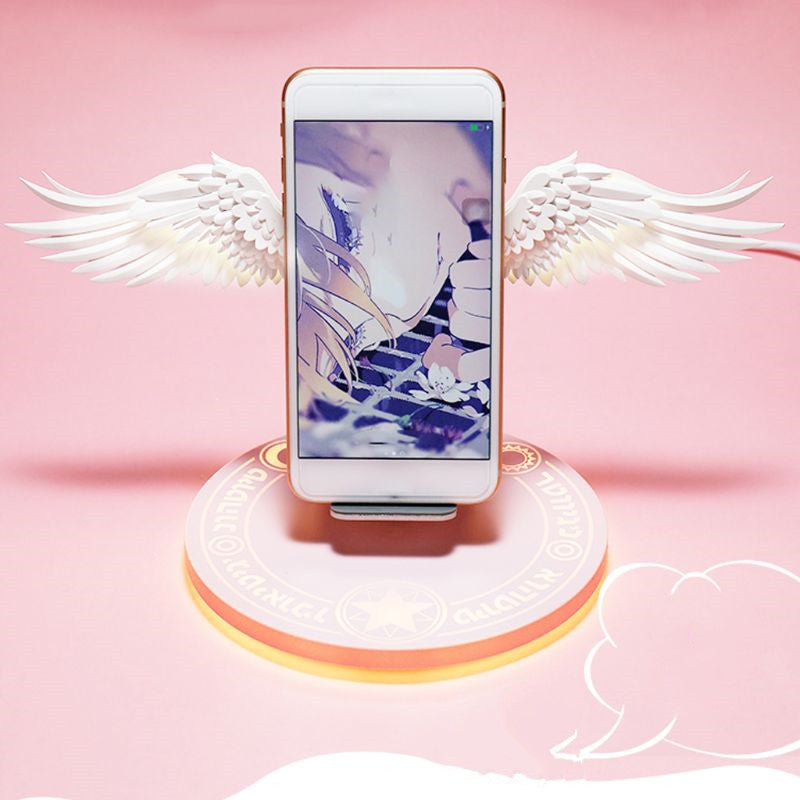Kabelloses Qi-Ladegerät Engel Flügel – Bild 4 | LuxeStyle