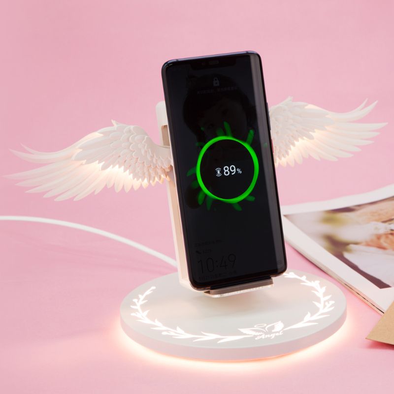 Kabelloses Qi-Ladegerät Engel Flügel – Bild 6 | LuxeStyle