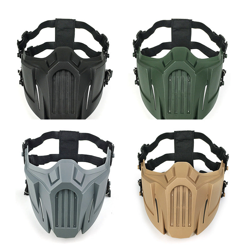 Mehrfarbige Outdoor-Halbgesichtsmaske