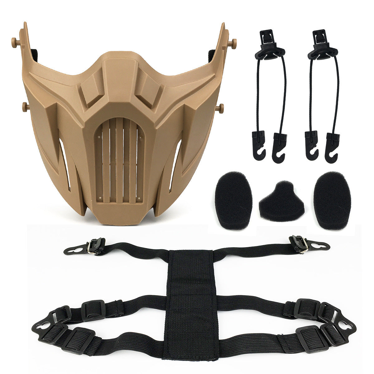 Mehrfarbige Outdoor-Halbgesichtsmaske