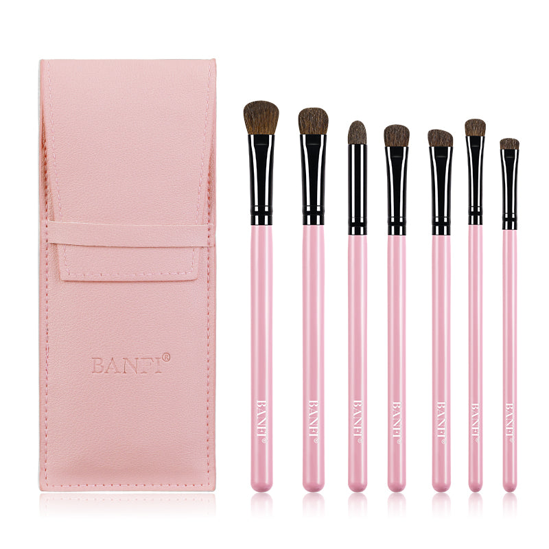 7-teiliges Lidschattenpinsel-Set Super Soft