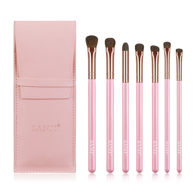 7-teiliges Lidschattenpinsel-Set Super Soft