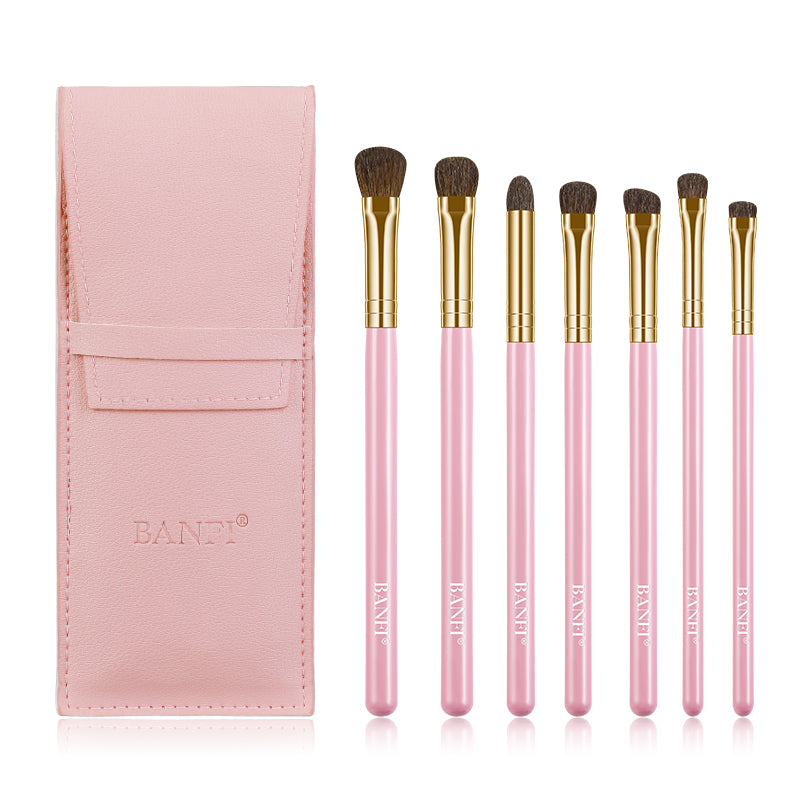 7-teiliges Lidschattenpinsel-Set Super Soft