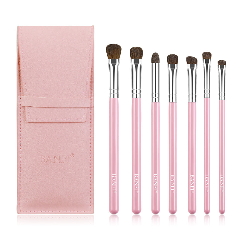 7-teiliges Lidschattenpinsel-Set Super Soft
