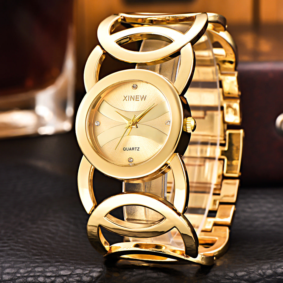 Damen-Armbanduhr mit Stahlband – Bild 5 | LuxeStyle