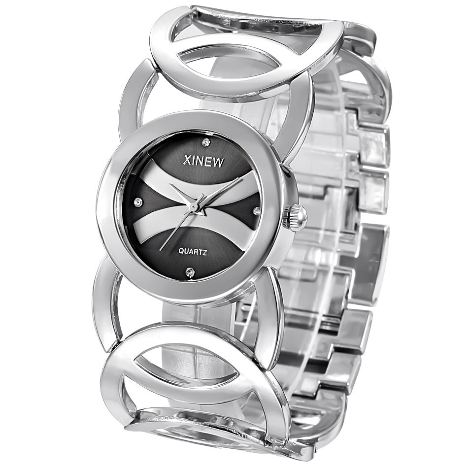 Damen-Armbanduhr mit Stahlband – Bild 2 | LuxeStyle