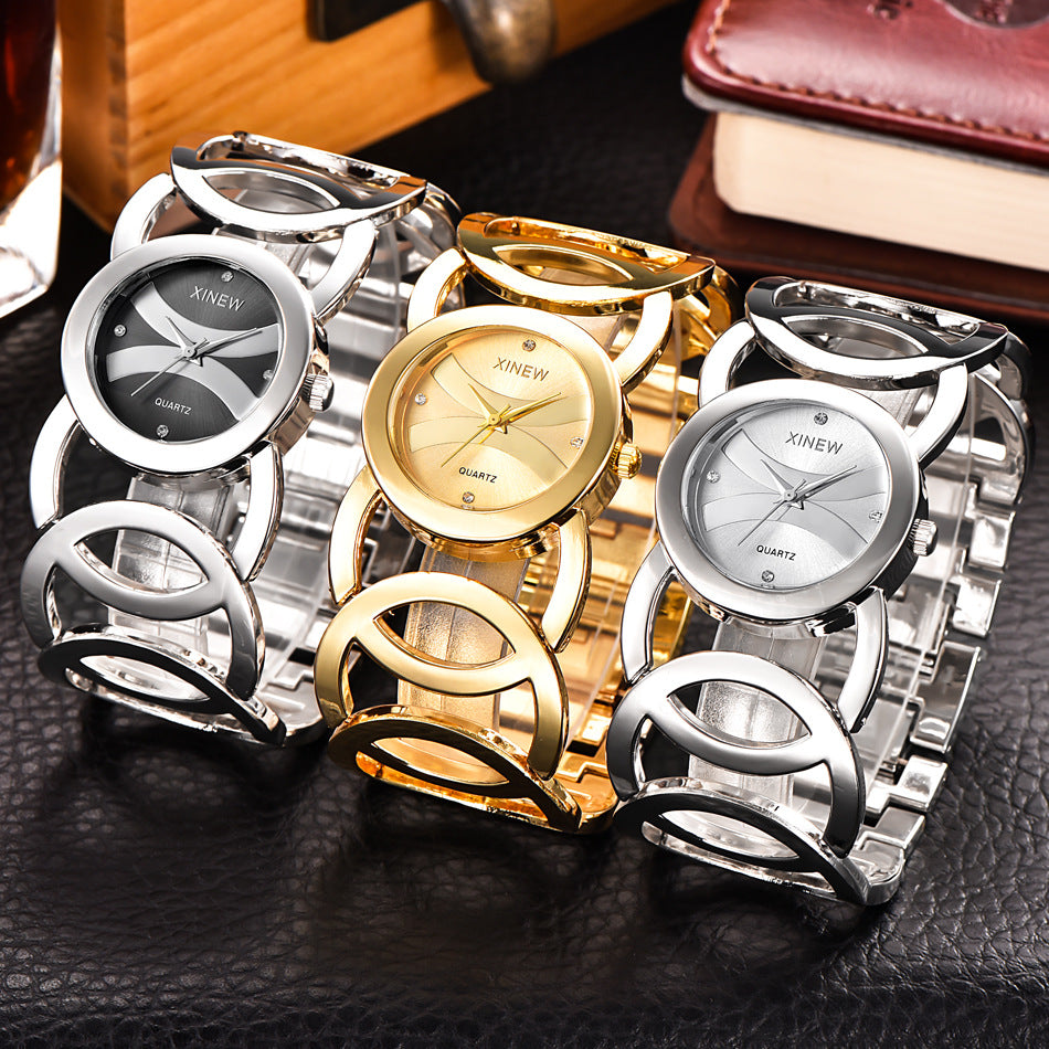Damen-Armbanduhr mit Stahlband – Bild 3 | LuxeStyle