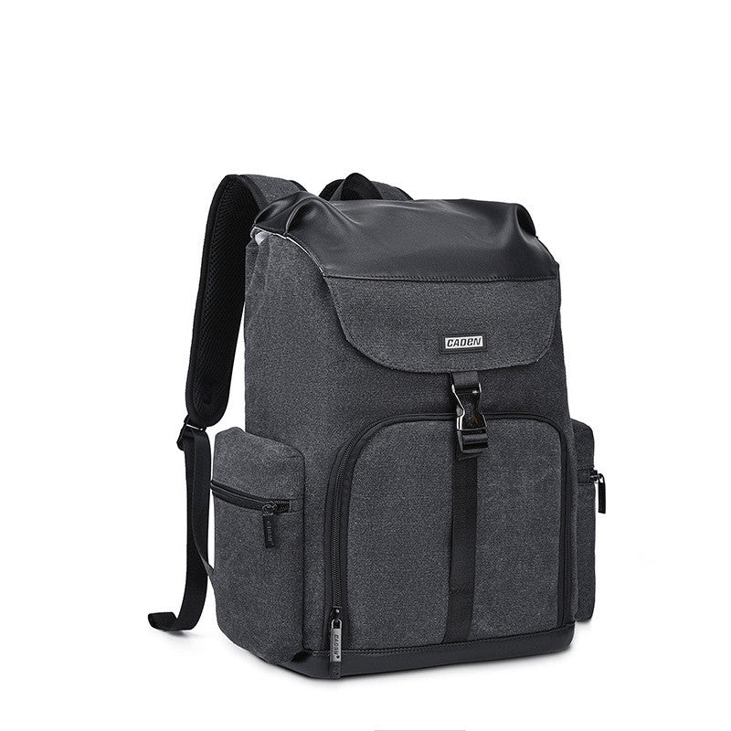Grosser Canvas Kamerarucksack mit Diebstahlschutz – Bild 3 | LuxeStyle