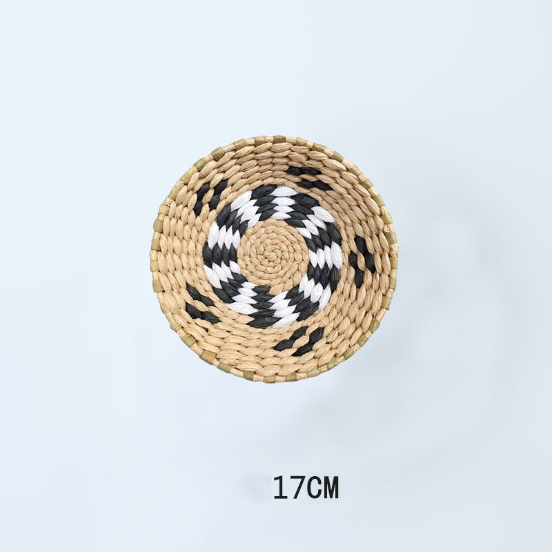 Wanddeko aus handgeflochtenem Stroh – Bild 14 | LuxeStyle