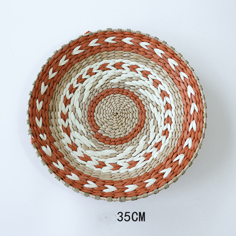 Wanddeko aus handgeflochtenem Stroh – Bild 16 | LuxeStyle