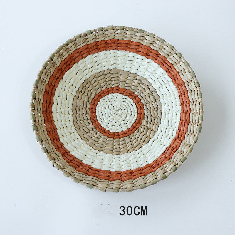 Wanddeko aus handgeflochtenem Stroh – Bild 13 | LuxeStyle