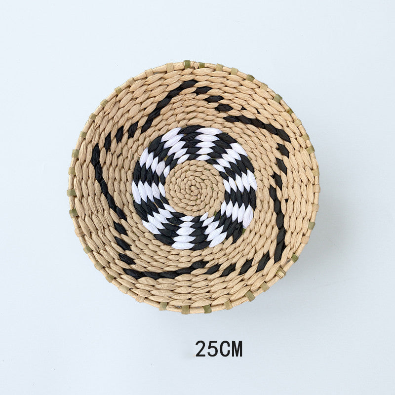 Wanddeko aus handgeflochtenem Stroh – Bild 9 | LuxeStyle