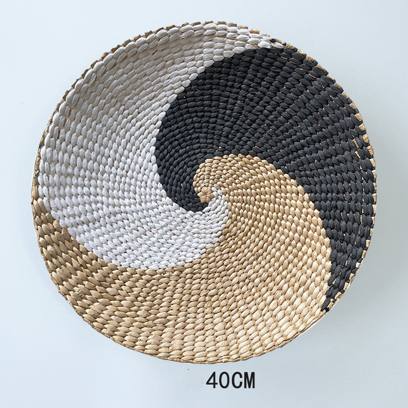 Wanddeko aus handgeflochtenem Stroh – Bild 15 | LuxeStyle