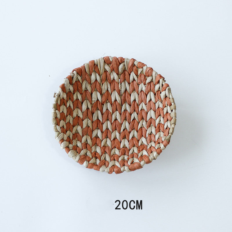 Wanddeko aus handgeflochtenem Stroh – Bild 8 | LuxeStyle