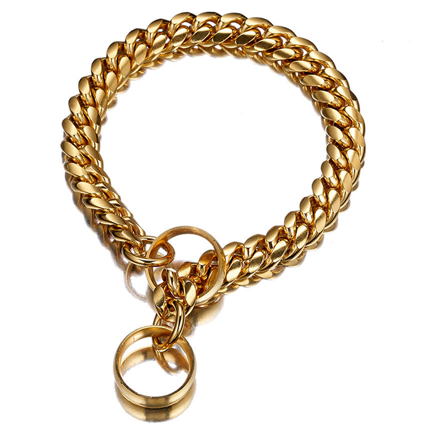 Halskette für Hunde, Edelstahl, 14mm | LuxeStyle