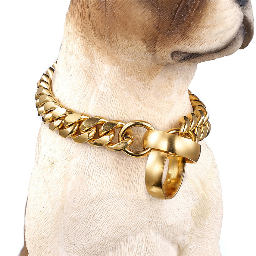 Halskette für Hunde, Edelstahl, 14mm – Bild 2 | LuxeStyle