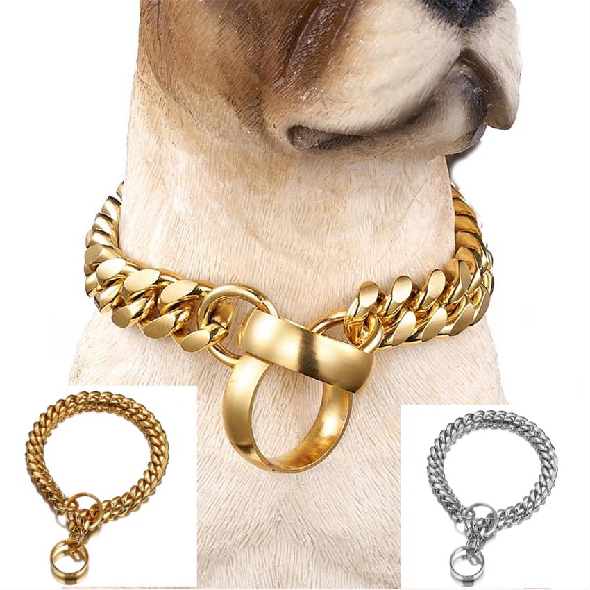 Halskette für Hunde, Edelstahl, 14mm – Bild 1 | LuxeStyle
