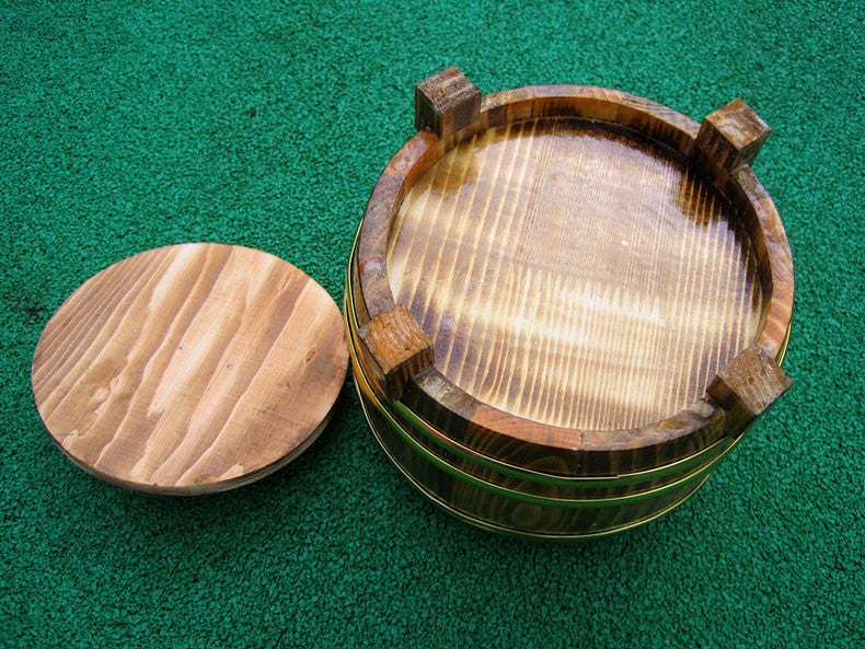 Holzfass für Reis (karbonisiert) | LuxeStyle