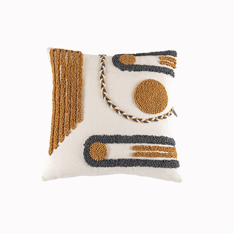 Indischer Kissenbezug, geflochtenes Samt-Design – Bild 4 | LuxeStyle