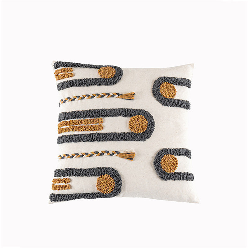 Indischer Kissenbezug, geflochtenes Samt-Design – Bild 5 | LuxeStyle