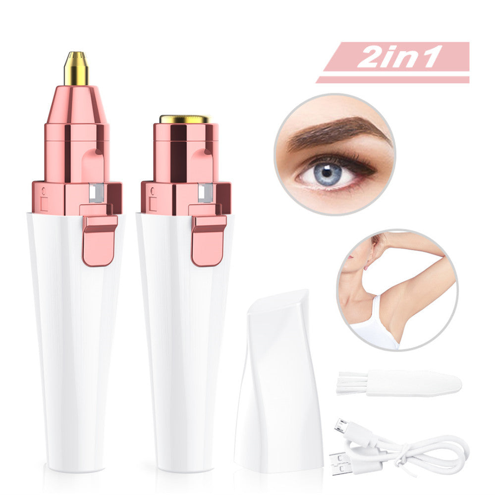 2-in-1-Lippenstift-Rasierer