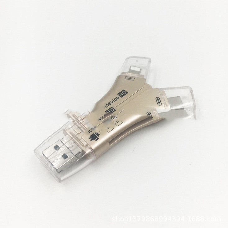 4-in-1 USB Kartenleser für SD & TF Karten