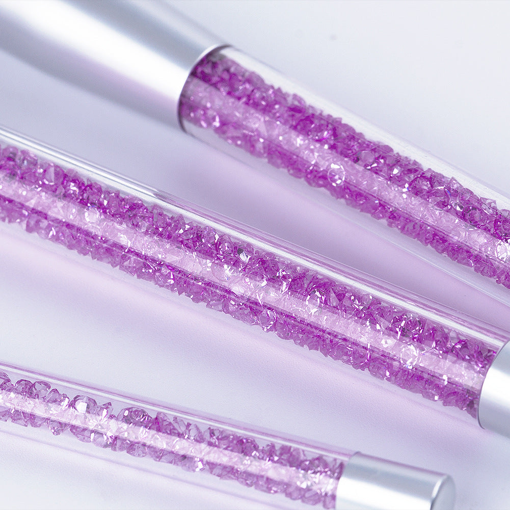8-teiliges Make-up Pinselset «Crystal»