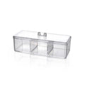 Acryl-Aufbewahrungsbox mit 3 Fächern – Bild 2 | LuxeStyle