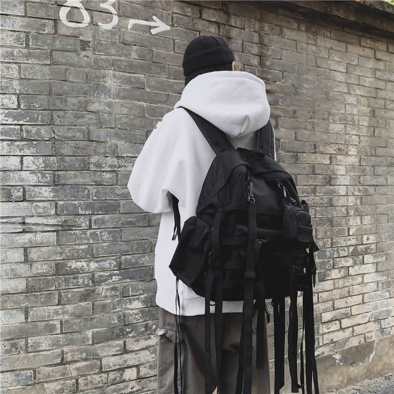 Rucksack im koreanischen Stil · gross, Oxford-Gewebe – Bild 3 | LuxeStyle