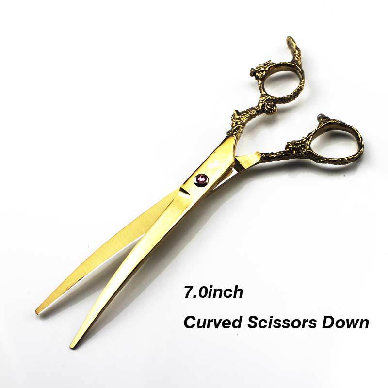 Vierfaches Scheren-Set mit Golden Dragon Griff · 4 Stück – Bild 2 | LuxeStyle