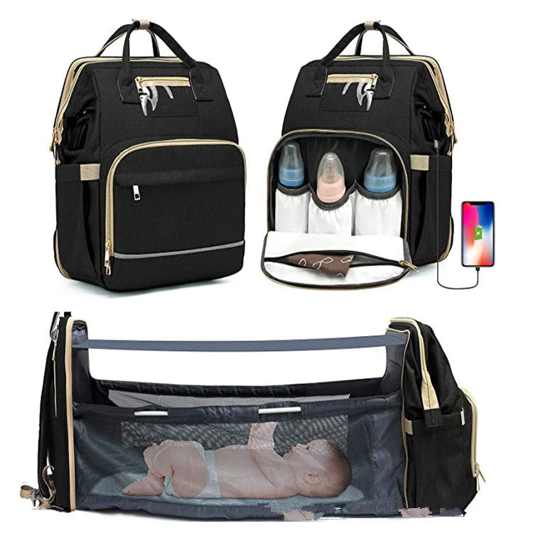 Reise-Wickeltasche mit integriertem Babybett – Bild 2 | LuxeStyle