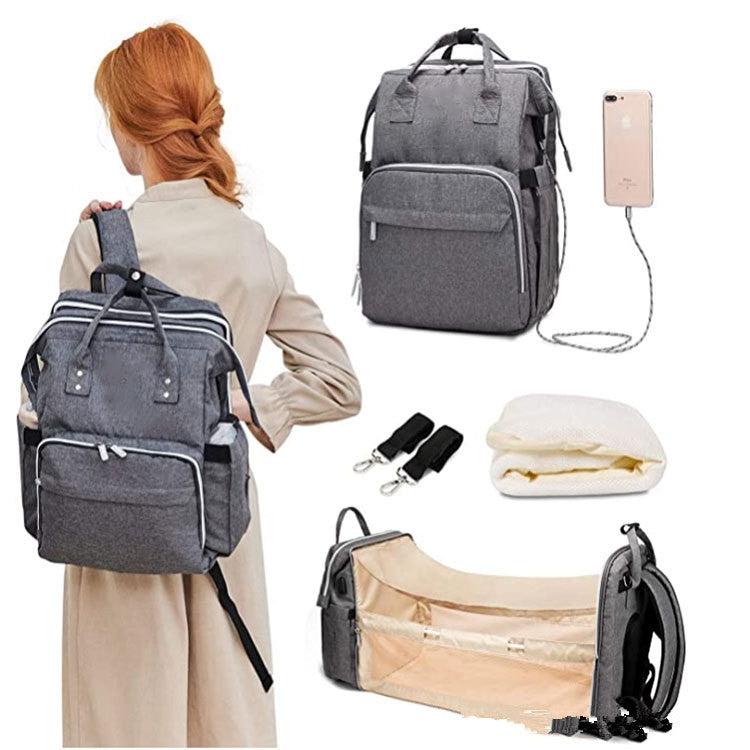 Reise-Wickeltasche mit integriertem Babybett – Bild 4 | LuxeStyle