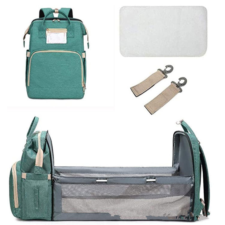 Reise-Wickeltasche mit integriertem Babybett | LuxeStyle