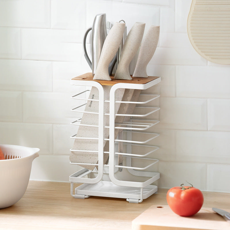 Nachuan Messerhalter mit Abtropfschale – Bild 3 | LuxeStyle