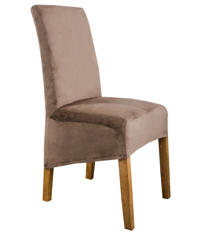 Elastischer Stuhlhusse aus Fuchssamt – Bild 7 | LuxeStyle