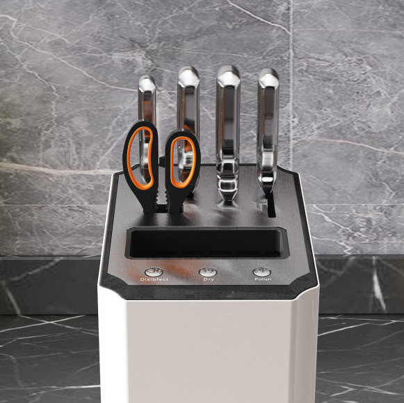 Intelligenter Messerhalter mit Sterilisation – Bild 3 | LuxeStyle