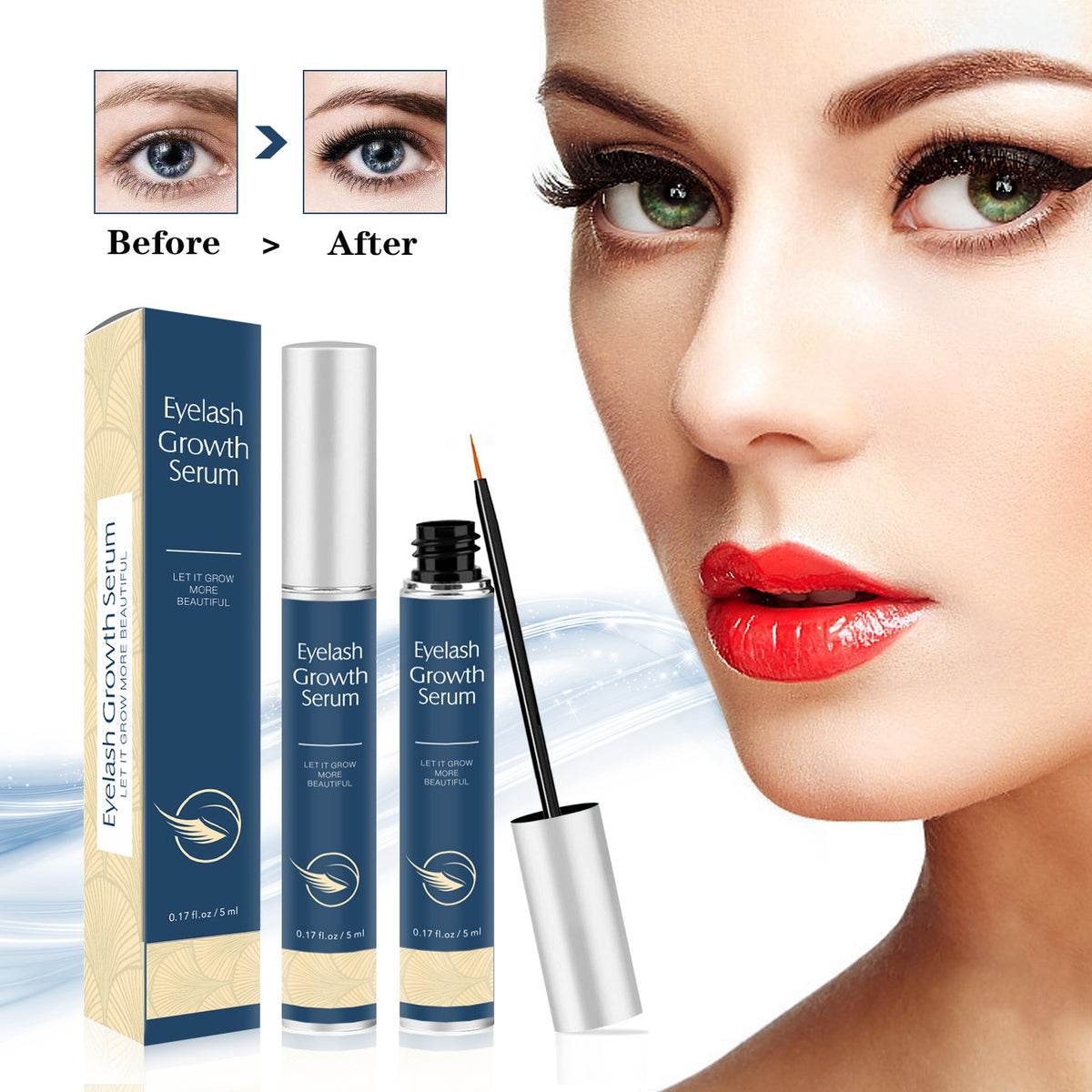 Nährende Mascara für dichte, lockige Augenbrauen – Bild 2 | LuxeStyle