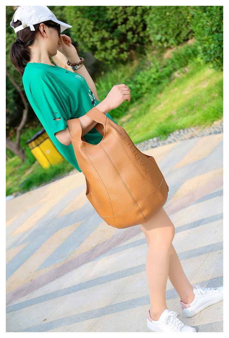 Hipster Rucksack aus PU-Leder | LuxeStyle