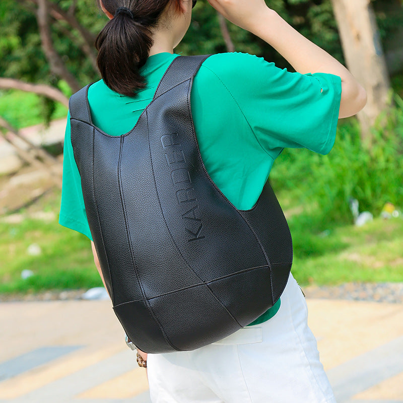 Hipster Rucksack aus PU-Leder – Bild 4 | LuxeStyle