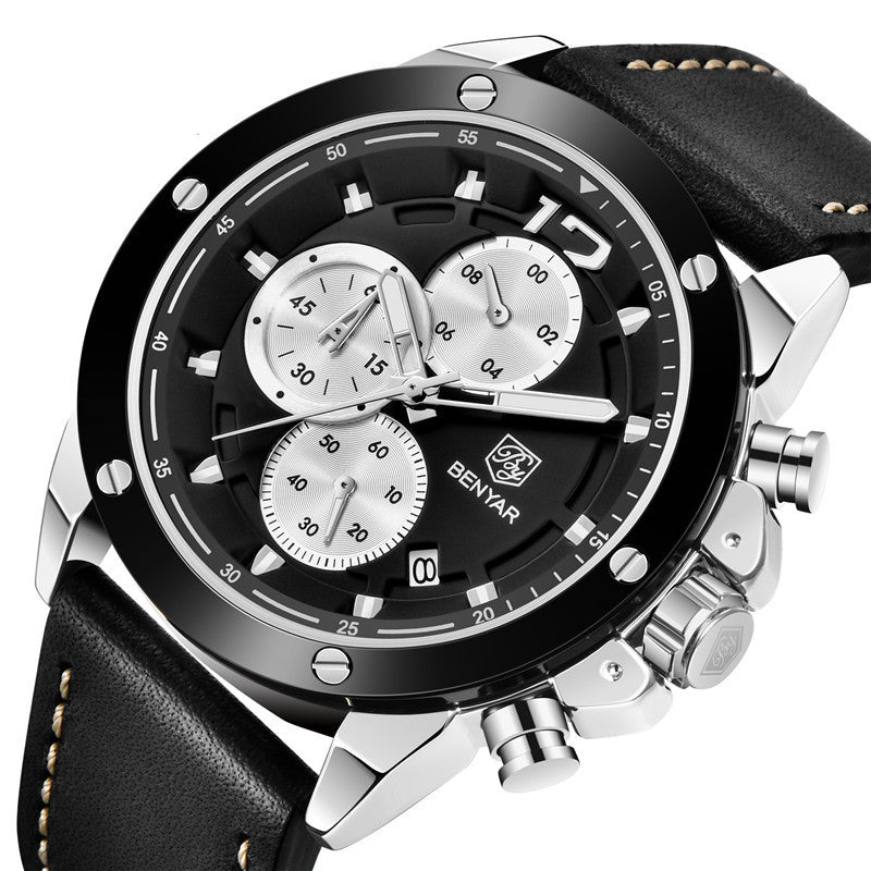 Quarz-Herrenuhr Sportlich-Elegant Wasserdicht | LuxeStyle