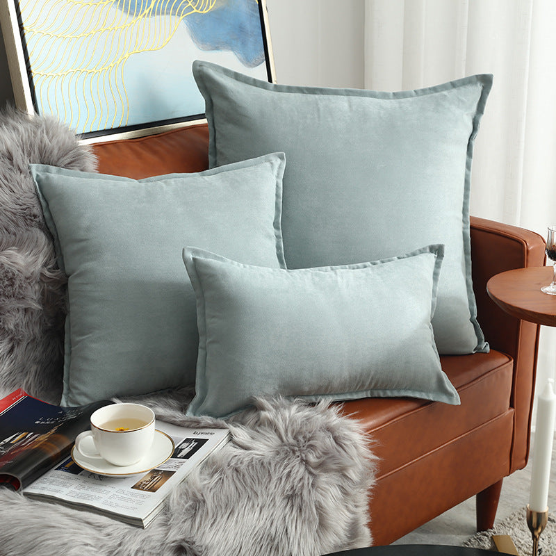 Samt-Kissenbezug im skandinavischen Stil – Bild 1 | LuxeStyle