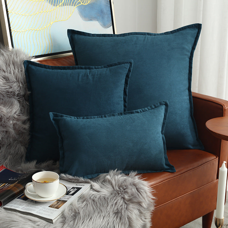 Samt-Kissenbezug im skandinavischen Stil – Bild 2 | LuxeStyle