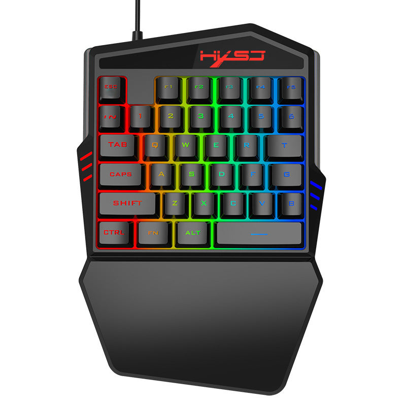 Einhand-Gaming-Tastatur für linke Hand