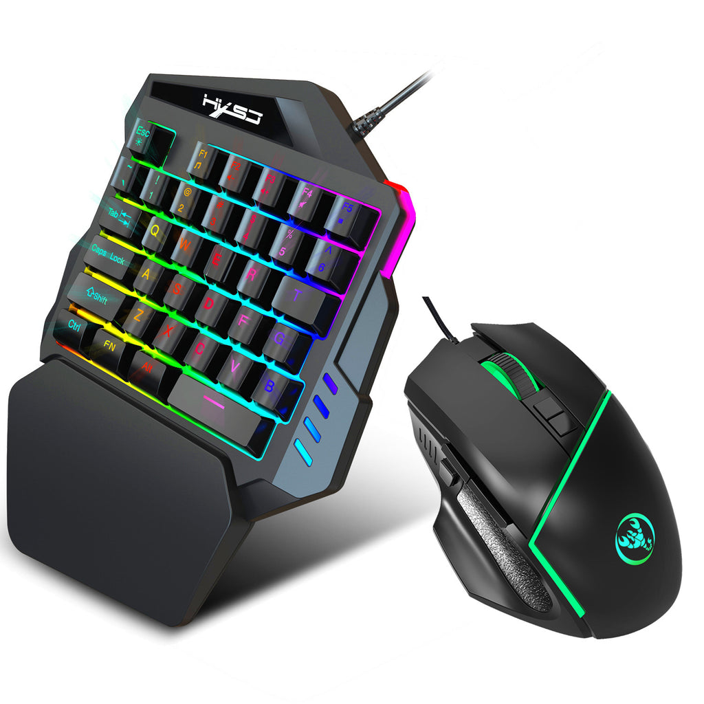 Einhand-Gaming-Tastatur für linke Hand