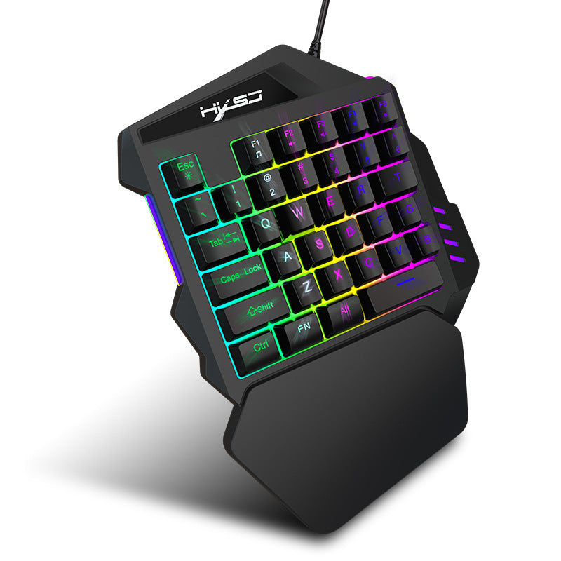 Einhand-Gaming-Tastatur für linke Hand